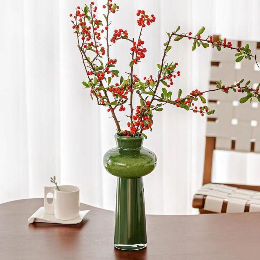 Luxury Orchid Flower Vase Creative Water Nourishing Vase Vintage Glass Vase  Home Decorative