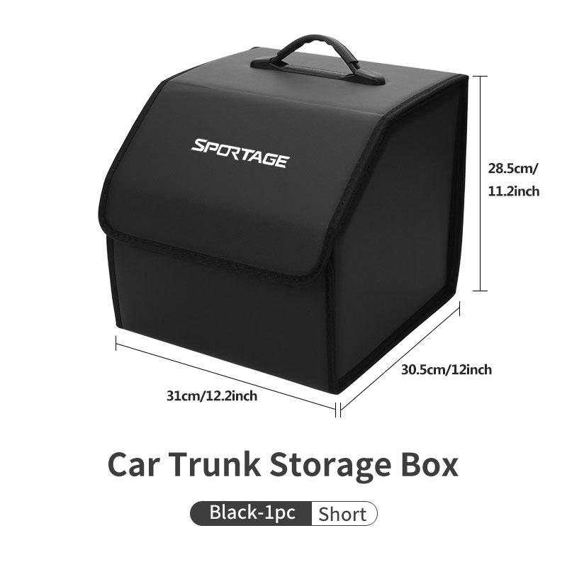XDNK3 Universal Car Trunk Foldable Organizer Box Storage Sundries Bag For KIA Sportage 2016 2017 2018 Sephia Stonic Carens