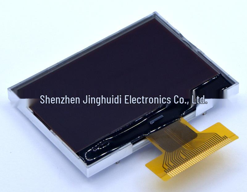 LCD Screen 128x64 Dot Matrix, Blue Background, White Text, Parallel Interface, Model JHD12864-G202BTW-BL