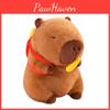 Plush Capybara Toy Cartoon Cute Stuffed Doll Room Decoration Kid Gift Holiday