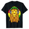 Rastafarian Lion Leo Horoscope Zodiac Sign Rasta T-Shirt SummerDesign Tees Cute Cotton Men T Shirt