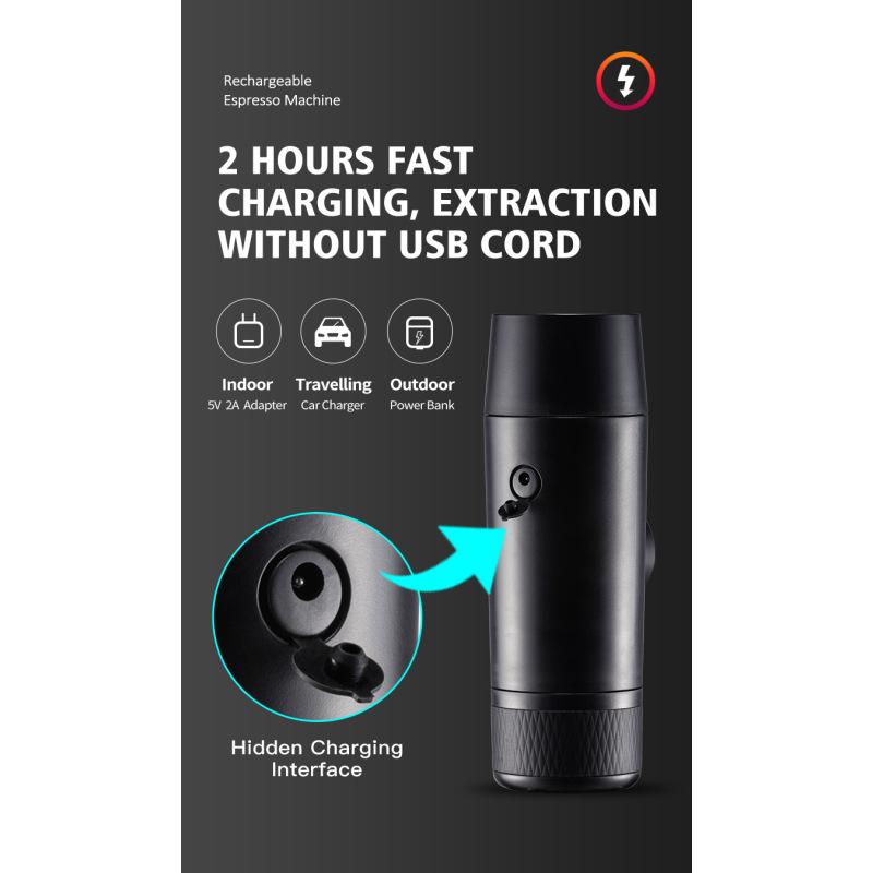 Электрическая портативная кофемашина для эспрессо, капсульная кофемашина, портативная кофемашина