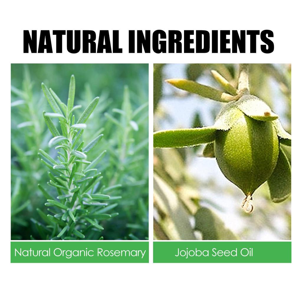 Масло для роста волос с розмарином укрепляет волосы органическое масло для укрепления волос с розмарином масло розмарина 60 мл с кисточкой для туши + кистью для подводки глаз