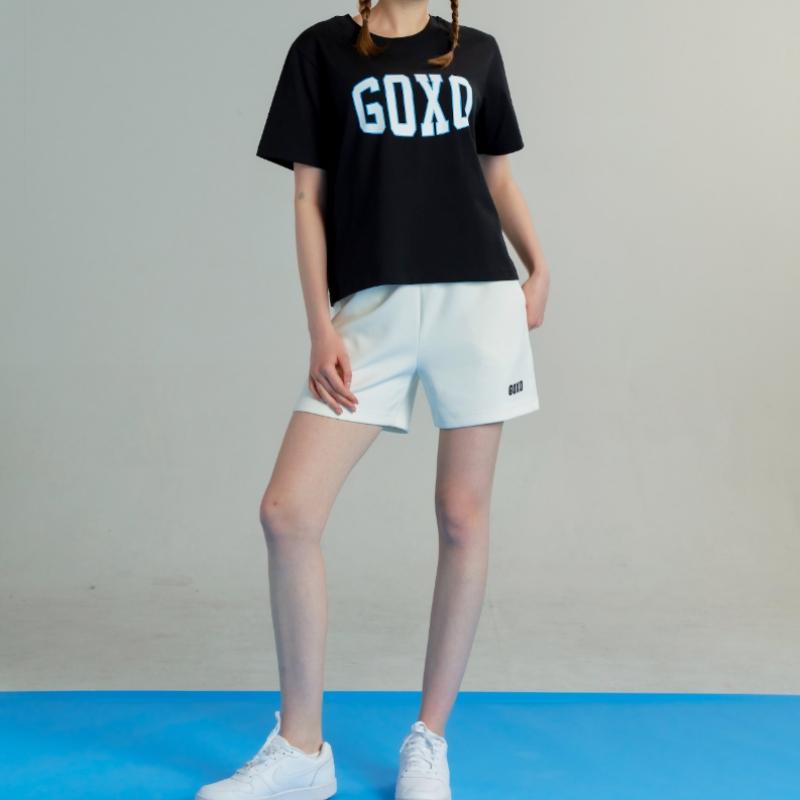 GOXO Спортивные короткие штаны Белый Крючок Ломтик