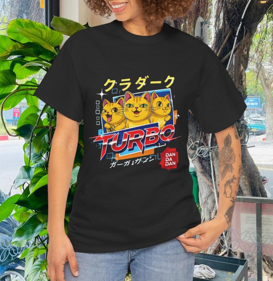 Dan Da Dan Turbo Granny Ghost Alien Anime Unisex T-shirt