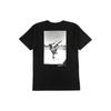 Graphic Print Solid Color Round Neck Short Sleeve Drop Shoulder T-Shirt Men T-Shirts Black VN0A4OQ4BLK