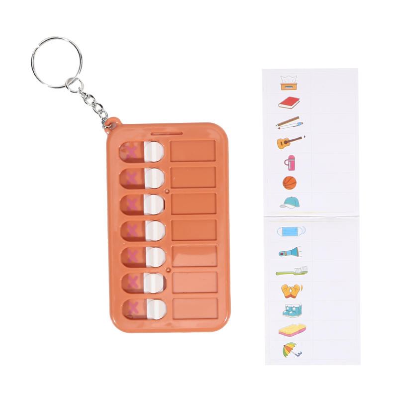 Portable Daily Plan Board Home Chore Chart Keychain Daily Schedule Keyring Chore Chart Key Chain Planner To Do List Chart Board