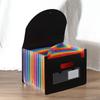 13/25 Pockets Accordian File Folder Expanding File Organizer Filing Box Portable Colorful Paper Bill Receipt Document Holder