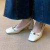 Fashion Kitten Heel Cool Single Shoes Women's Summer 2025 New Block Heel Square Toe Shallow Mouth Versatile Mary Jane Shoes
