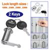 2 Keys Cam Lock Cold Rolled Steel For Mail Box Cupboard