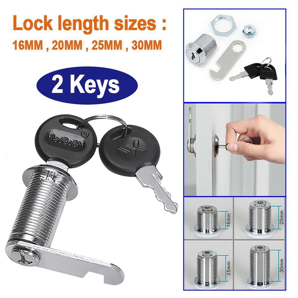 Холоднокатаная сталь кулачкового замка с 2 ключами для шкафа почтового ящика