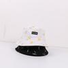 Retro canvas bucket hat female double-sided visor street casual couple basin hat
