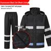 Reflective Split Raincoat & Pants Set for Adults - Unisex Cycling & Motorcycle Gear