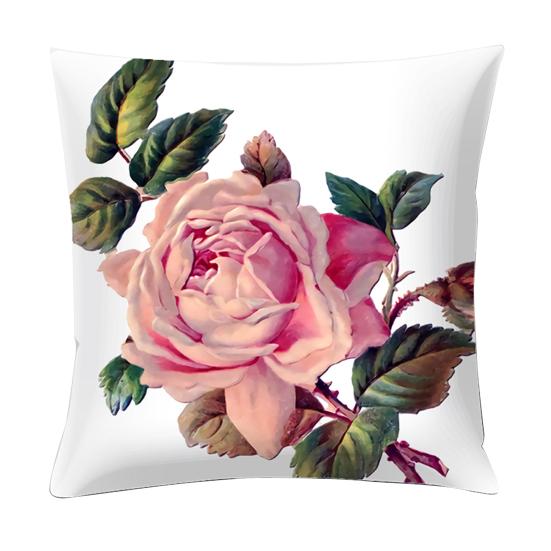 Cushion Case Pretty Breathable Lightweight Cushion Cover Soft Texture Floral Pattern Cushion Cover Cushion Slipcover for Sofa