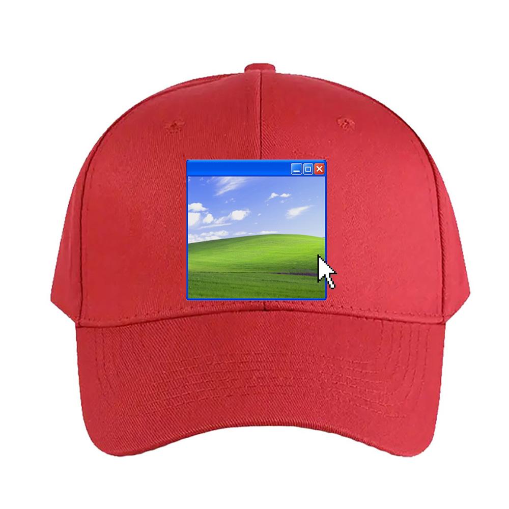 XP Interface Summer Woman Man Adult Peaked Hat Fashion Casual Adjustable Printed Baseball Caps Funny Dad Trucker Cap Creative