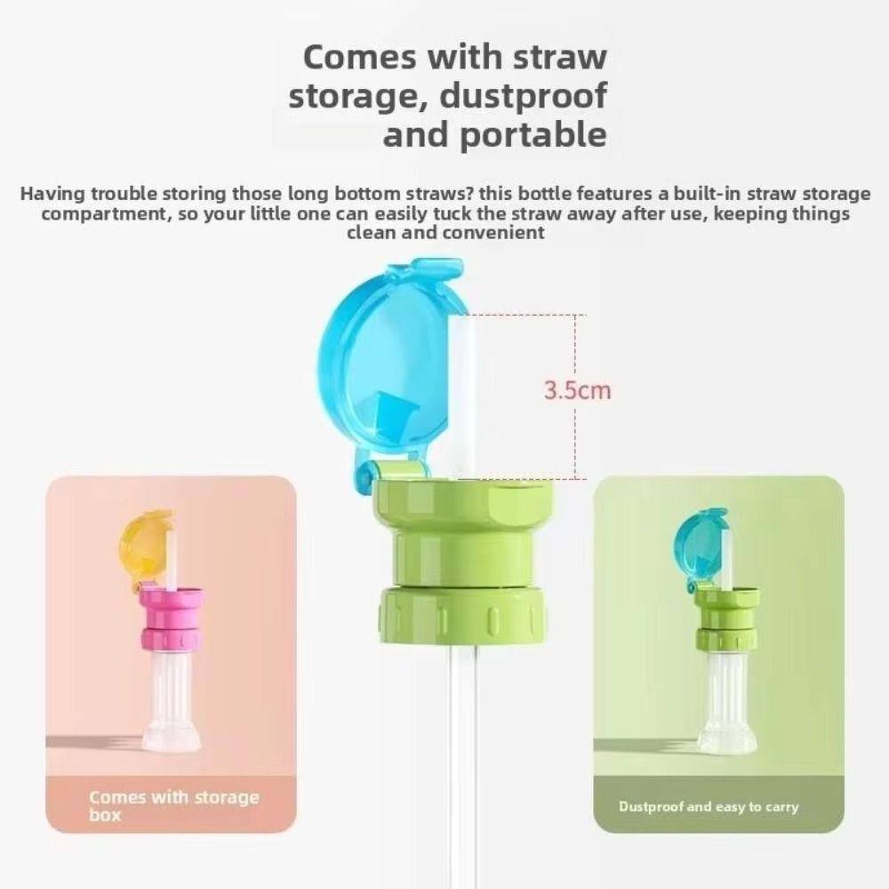 Wide Opening Straw Bottle Cap Flip Top Lid Beverage Bottle Cap Daily Drinking Use