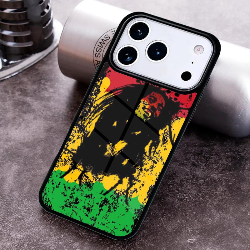 Чехол для телефона Rasta Lion Reggae Bob Marleys для iPhone 17 16 15 Pro Max Air 14 13 12 11 Plus Ударопрочный Capa Cover