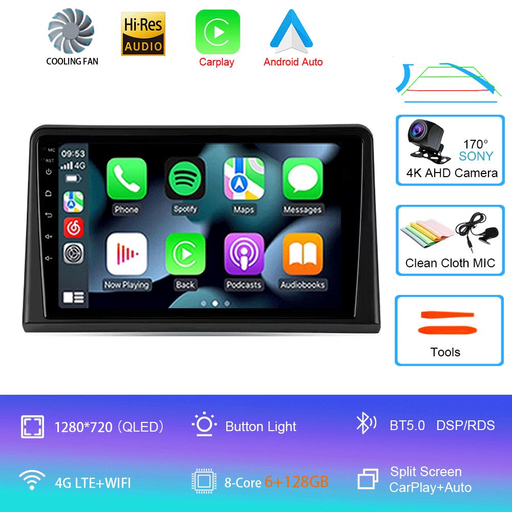 Автомобильное радио Android 14 для Hyundai Sonata 7 LF 2017 2018 2019 Carplay Auto GPS DSP Видео Головное устройство 2 Din Навигация Стерео Плеер