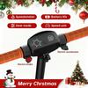 Trottinette Électrique Pliable Tout-Terrain pour Enfants 8-16 Ans,Double Suspension Confort,130W,16 km/h,10 km d'Autonomie Orange