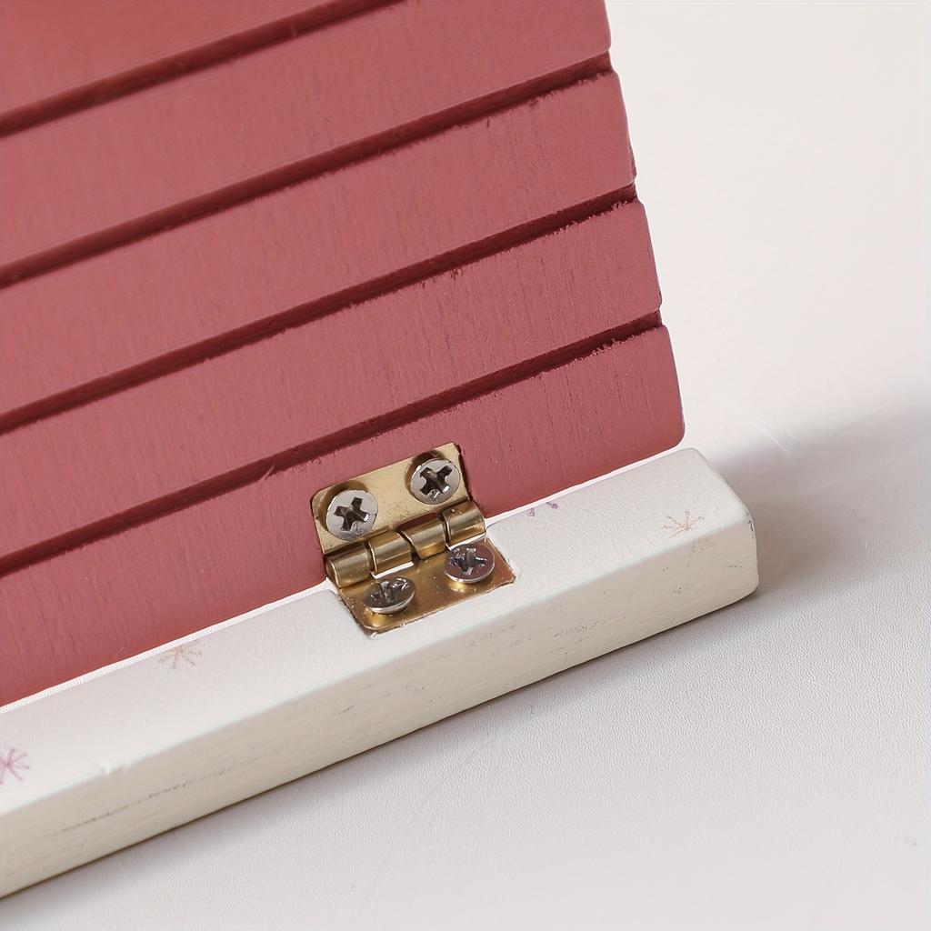 Деревянная мультяшная сказочная дверь, Мини-лестница для украшения сказочной двери, Красочная сказочная дверь с сердечком, Домашний декор, Реквизит для памятных фотографий