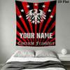 Custom Eintracht Frankfurt Wall Hanging Printed Fabric Blanket Decorative Tapestries for Bedroom Living Room Home Decor