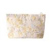 Dekori Large Makeup Pouch with Cute Floral Zipper Cotton and Large Travel Makeup Toiletry Perfect for Storing Cosmetics and Small Items Women's