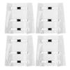 NOLITOY Dental Chair Foot Cover Pads, 4-Piece Plastic Washable Clinic Unit Dental Chair Toe Cover Sleeves