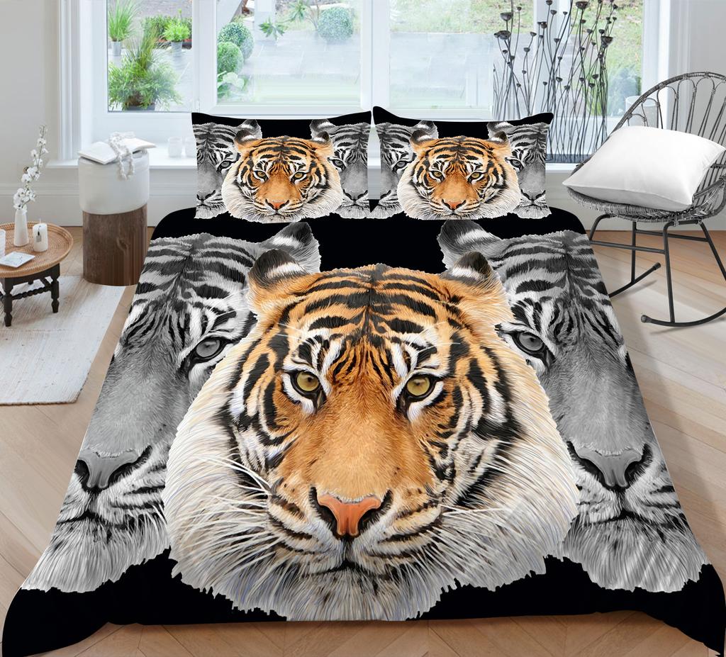 Комплект постельного белья на тему животных, роскошное пуховое одеяло и наволочка с 3D-принтом, 2/3 предмета, полноразмерное постельное белье из Австралии, Германии, США и Великобритании