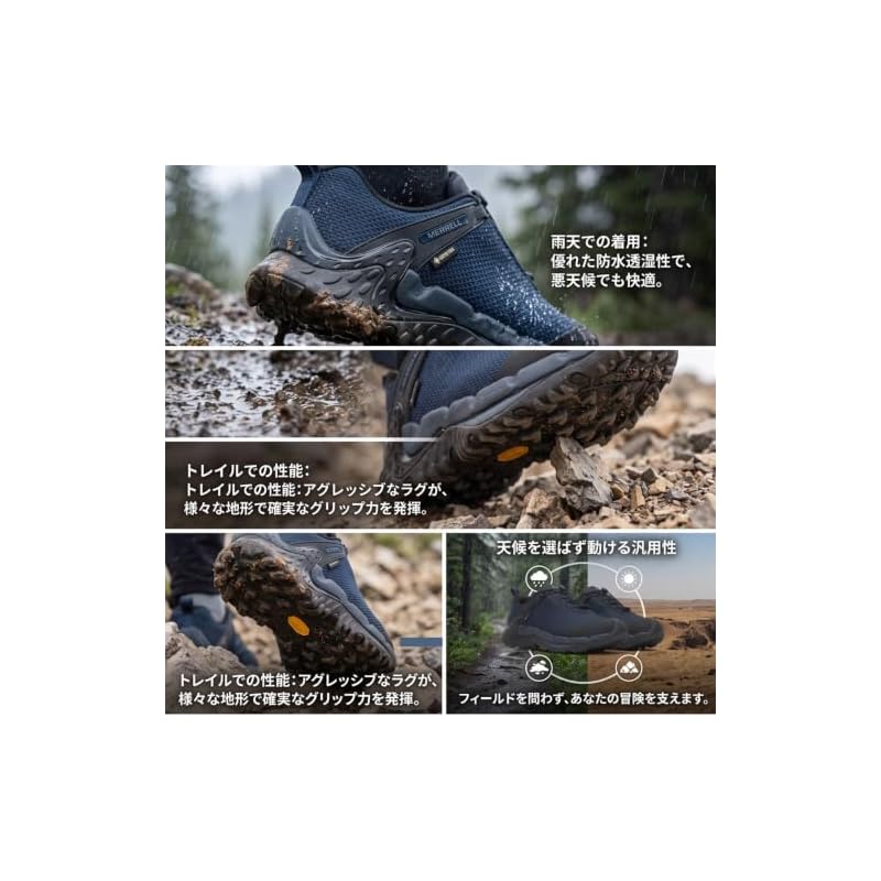 [Merrell] Туристические ботинки Chameleon Redux Storm Gore-Tex ЧЕРНЫЕ 26.0см 2E Унисекс