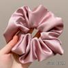 Extra Large Satin Scrunchie: Elegant Women's Hair Tie & Ponytail Holder