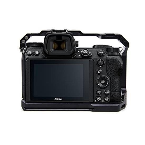 SIUTATDSH Camera Cage for Nikon and Z7ii Super Cold Shoe Arri Compatible Screw and Arca Plate Z5, Z6, Z7, Z6ii, Cameras, Expandable, Built-in Mount,