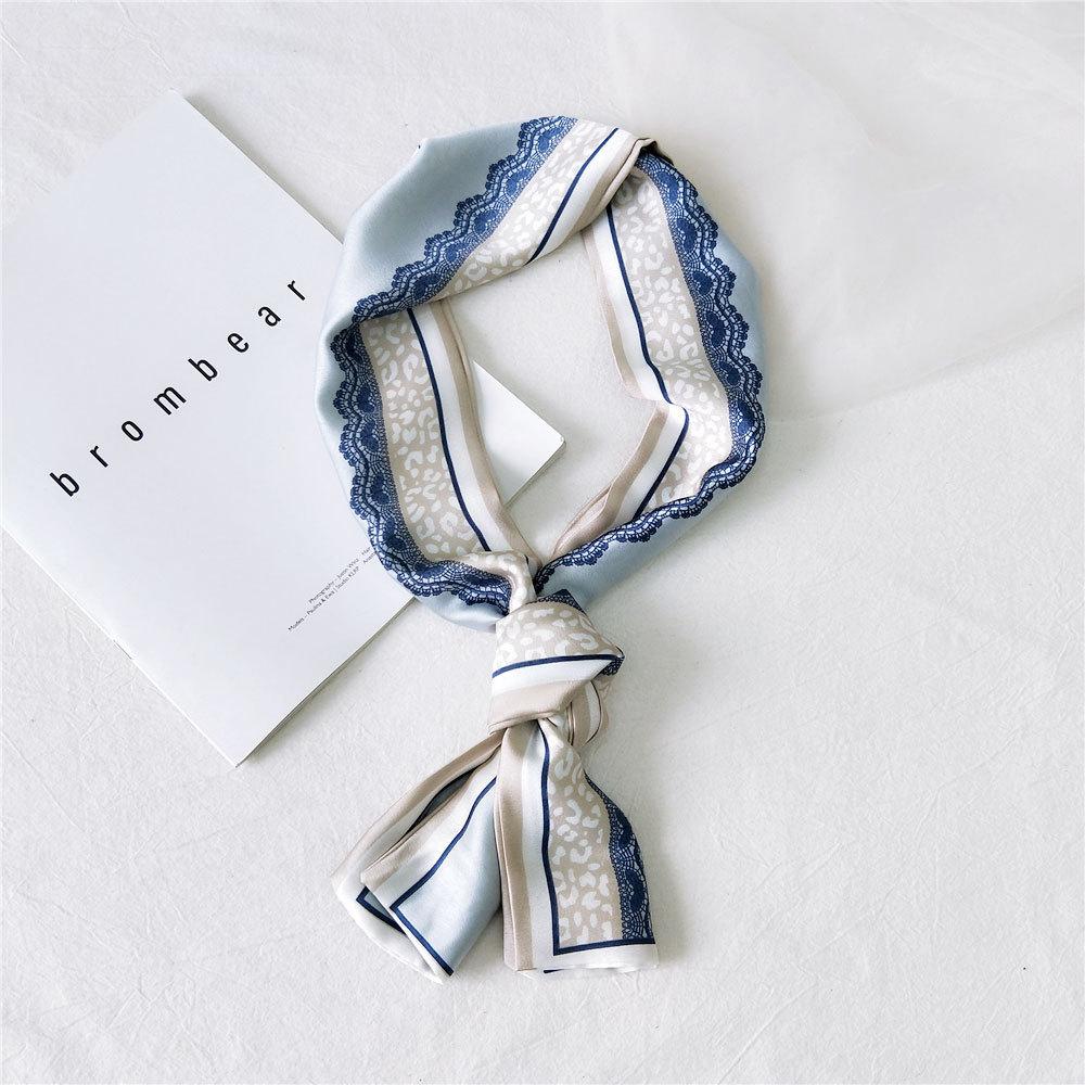 New Scarves Silk Scarves Women'S Spring And Autumn Season Long Decorative Professional Scarves Summer Thin Styles Paired With Shirts Stylish