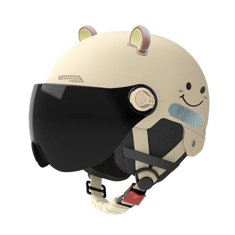 Electric Vehicle Helmet Unisex Summer Sun Protection Four Seasons Universal Windproof Breathable Safety Half Helmet