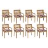 Day and Night - Day and Night Batavia Chairs 8 Units Solid Teak Wood with Cushions