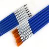 10pcs/set Painting Brushes for Oil Painting DIY Graffiti Line Drawing Pen for School Students Paint Brush