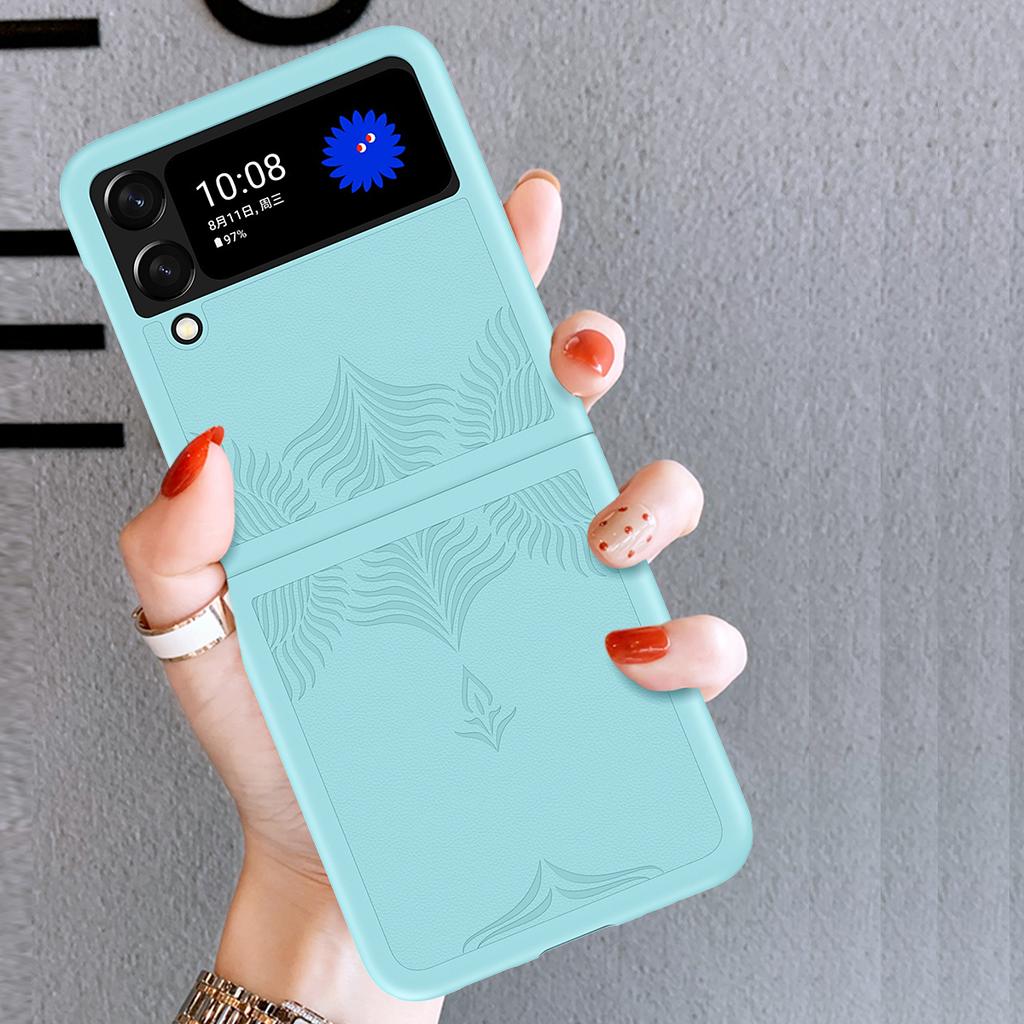 Противоударный матовый складной чехол для Samsung Galaxy Z Flip 3 5g Flip3 Нескользящий тонкий защитный чехол