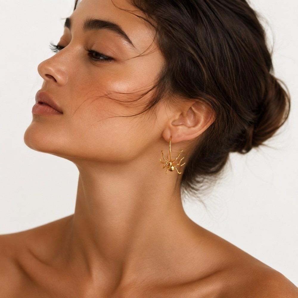 Creative Spider Earrings Exquisite Ladies' Jewelry Punk Drop Earrings Women
