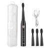 PDTO Adult Sonic Electric Toothbrush Waterproof 5 Modes +4 Brush Heads
