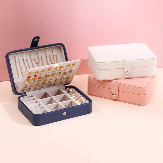 Стильная шкатулка для драгоценностей, неувядаемая легкая кнопка