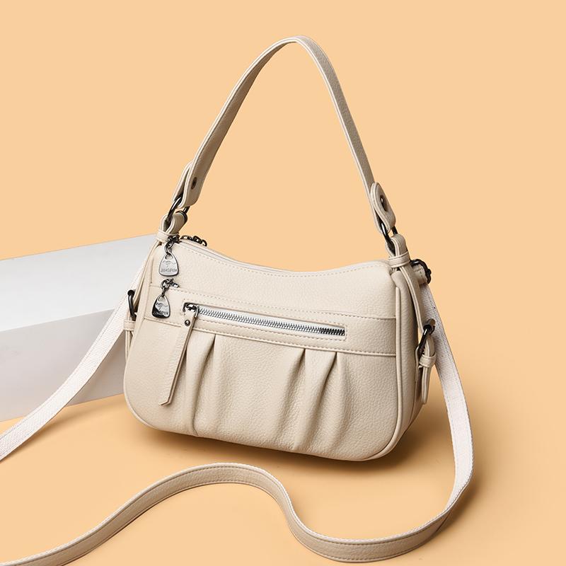 Высококачественная женская сумка кроссбоди из мягкой ПУ кожи, Модная женская сумка через плечо, Подходит для повседневного использования, Шопинга, Поездок на работу