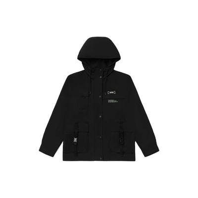 Женская куртка с капюшоном и несколькими карманами, верхняя одежда, черная VN0A7PZUBLK