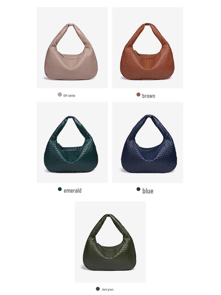 Европейская и американская женская большая плетеная сумка ручной работы - Ручная работа, на одно плечо или через плечо, большой вместимости.