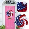 Patriotic Wreath For Front Door, Fourth Of Julys Wreath And Veterans Day Decor