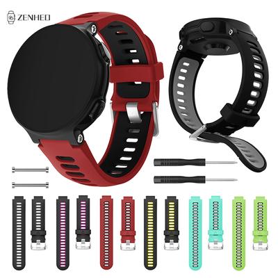 Ремешок для часов Outdoor Sport Watch Band для Garmin Forerunner 735XT 220 230 235 620 630 Силиконовый ремешок для часов