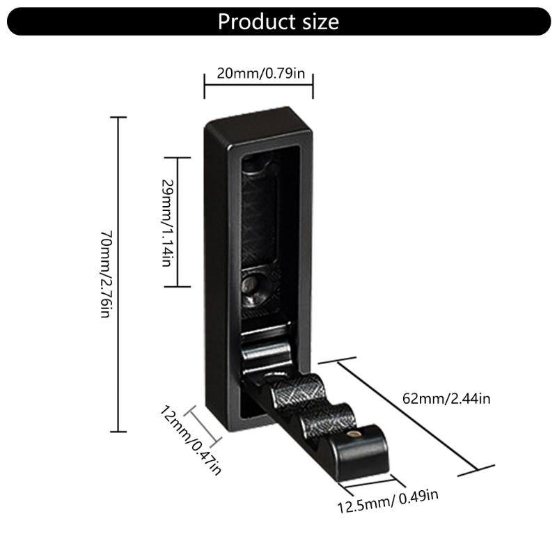 Elegant Folding Wall hook Retractable Wall Hook set for Tidy Storage Solution X3UC