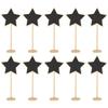 10Pcs Set Chalkboard Picks Pentagram Message DIY Decoration Desktop Flower Card 130104H