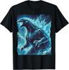 Japanese Blue Kaiju Monster Art Men Boys Kids Youth Teens T-Shirt