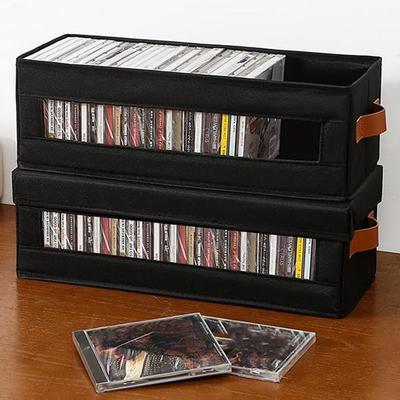 Большая емкость Пакет для CD Портативный чехол для CD DVD Сумка для хранения из нетканого материала с крышкой для Домашнего офиса Автомобильный CD-бокс Аксессуары