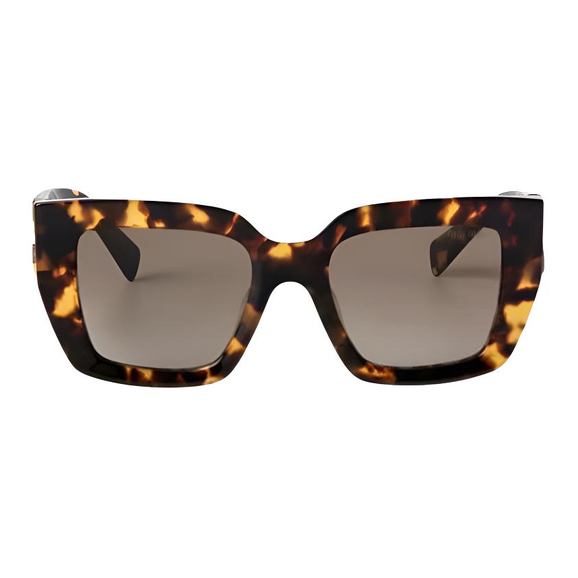 Miu Miu Square Sunglasses Women sunglasses Tortoise SMUB05_E14L_FE20U_C_A051