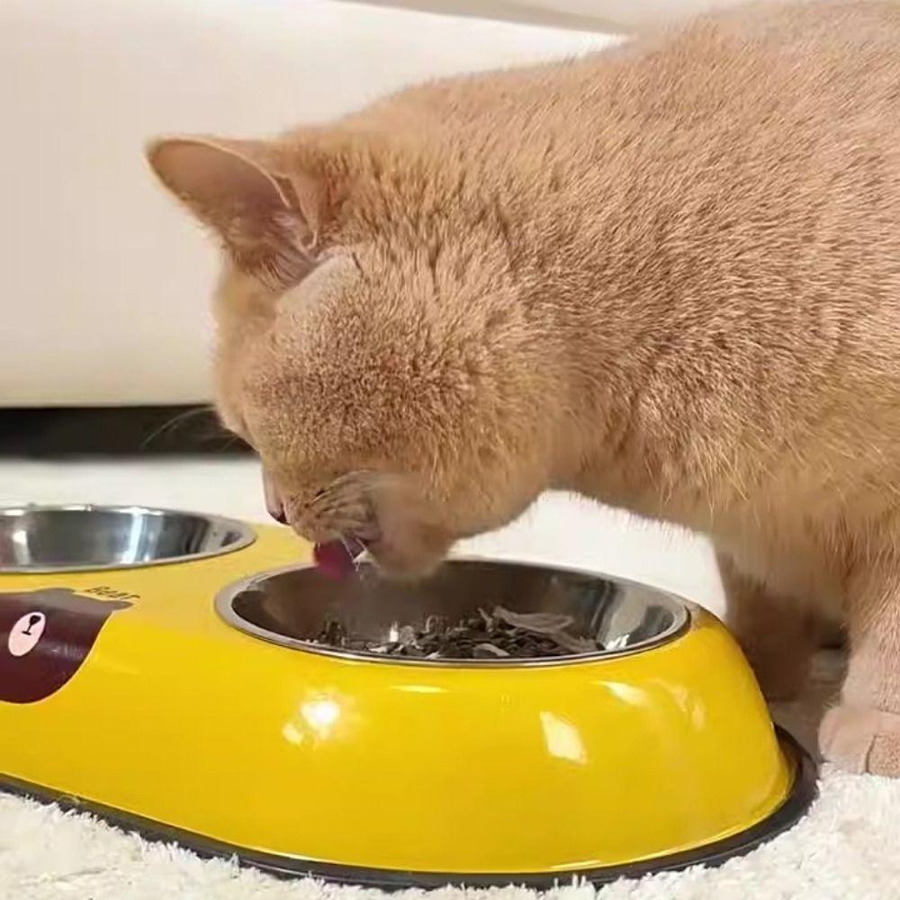 Кормушка для корма для домашних животных из нержавеющей стали, антимуравьиная миска для корма для домашних животных, многофункциональная кормушка для собак, диспенсер для кошек